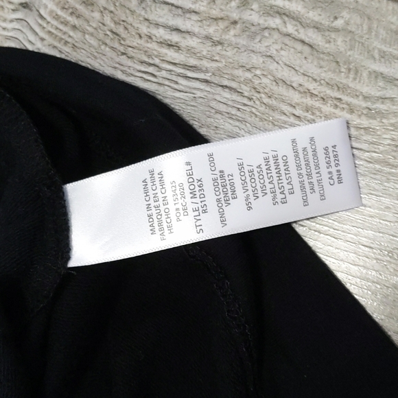 Splendid Black T-Shirt Dress Small - Picture 8 of 8